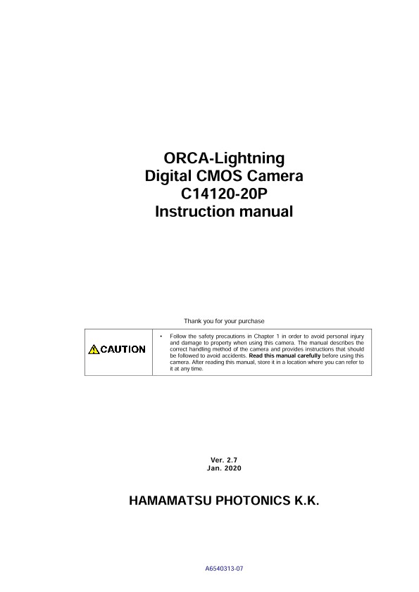 C14120-20P Instruction manual