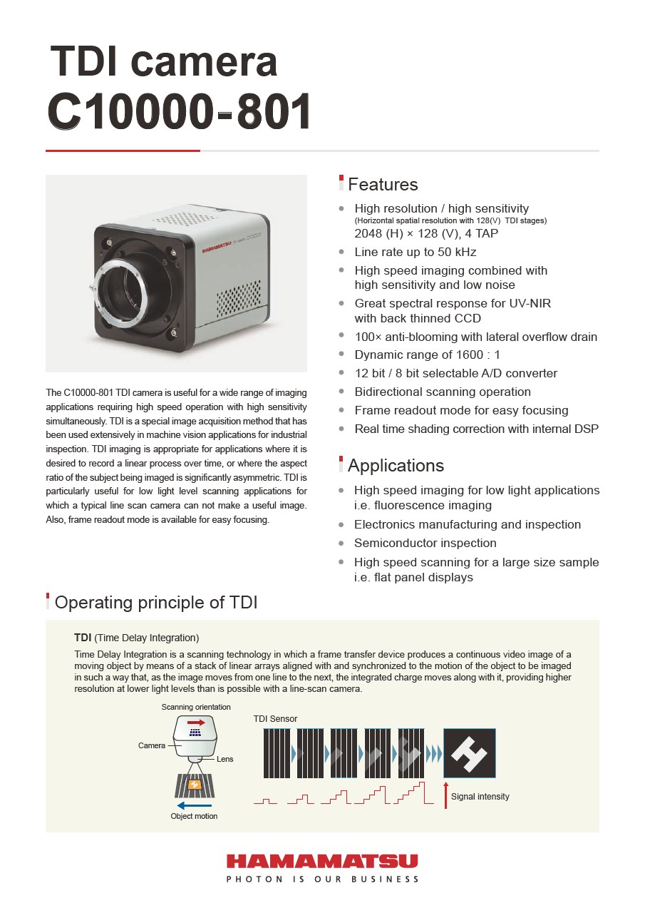 TDI camera C10000-801