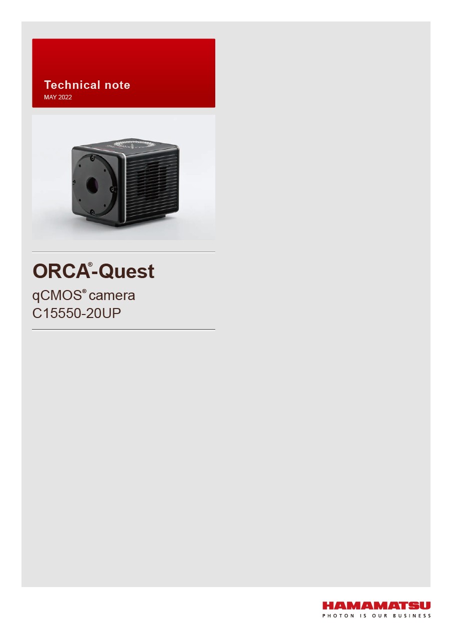 ORCA-Quest qCMOS camera C15550-20UP Technical note