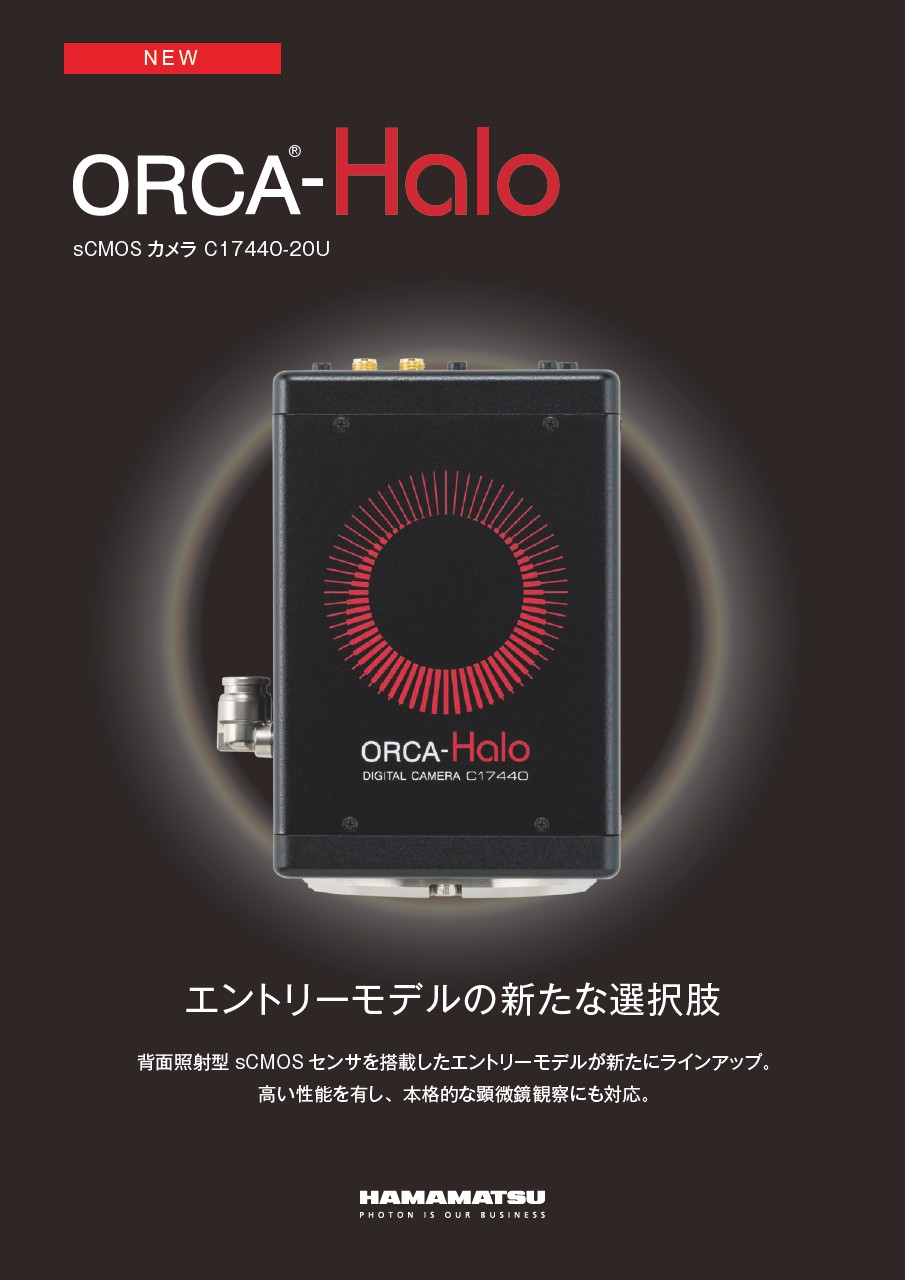 ORCA-Halo sCMOSカメラ C17440-20U (ライフサイエンス用)