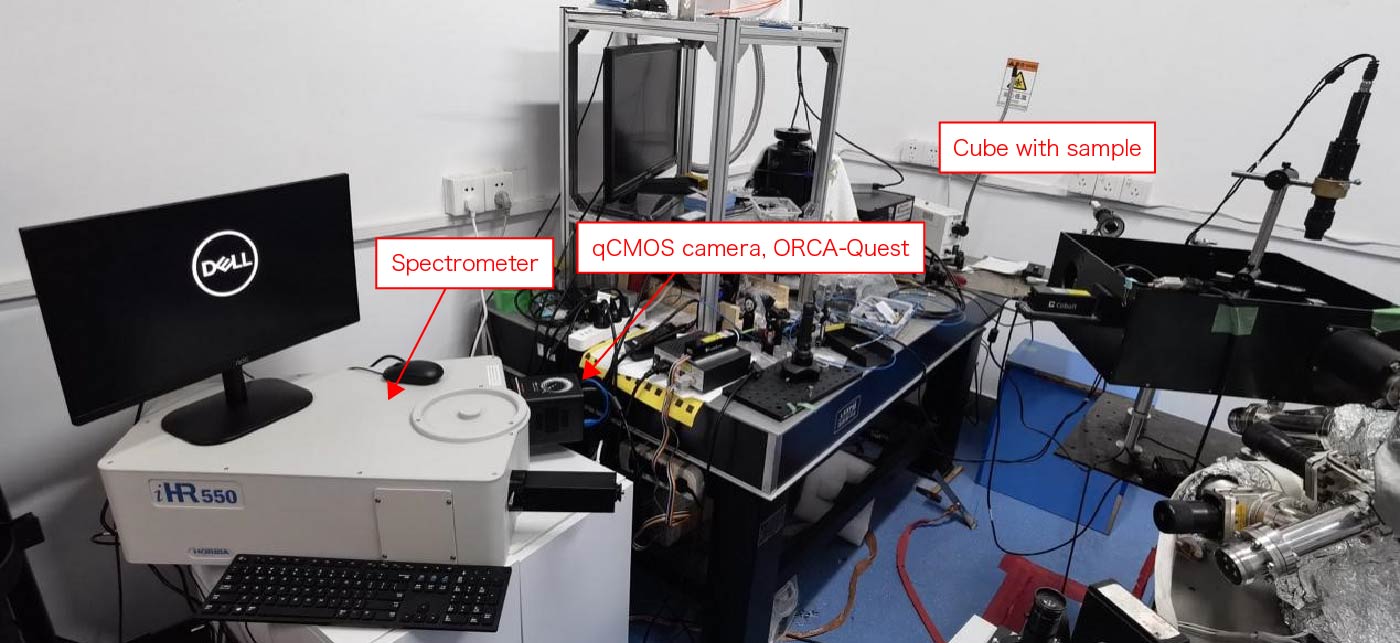 Setup image of experimental system
