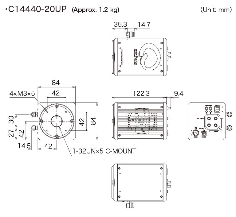 ORCA-Fusion Digital CMOS camera C14440-20UP | Hamamatsu ORCA-Fusion Digital CMOS camera C14440-20UP | Hamamatsu